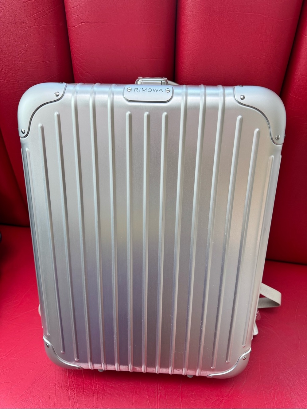 RIMOWA Silver Hard-Shell Backpack Case - Picture 2 of 16